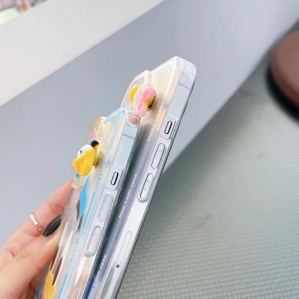 Ốp Điện Thoại TPU Mềm Chống Sốc In Hình Vịt Dễ Thương Cho IPhone 11 12 13 Pro Max 12 13 XS Max XR 6 7 8 Plus
