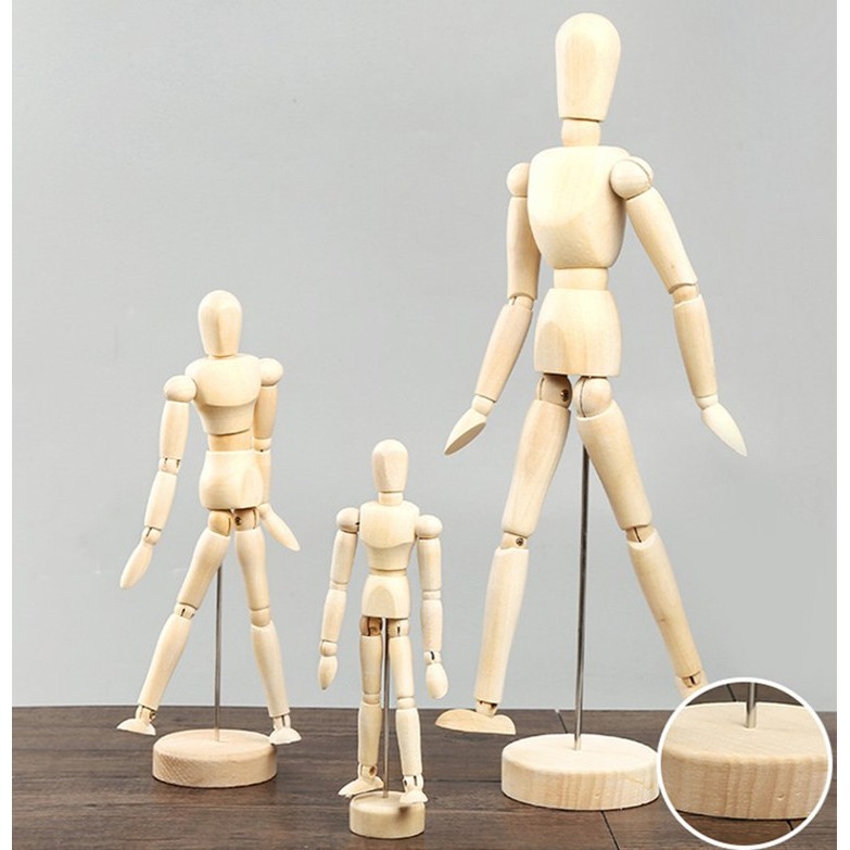 MANNEQUIN NGƯỜI GỖ VẼ HOẠT HOẠ KIẾN TRÚC (WOODEN MANNEQUIN)