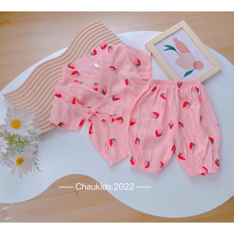 Yukata cho bé mã 43055