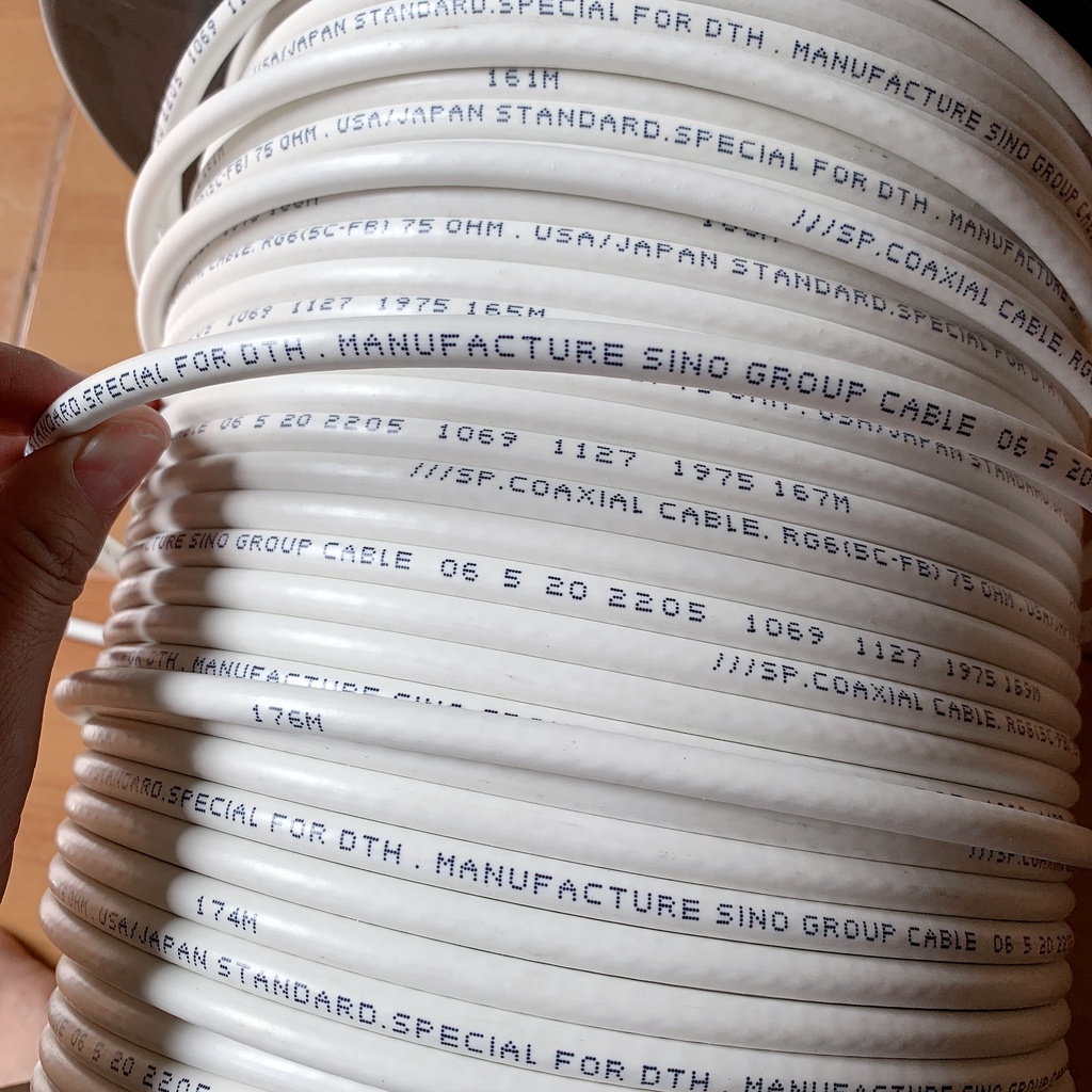 Dây tivi Jack cắm tivi  Cáp đồng trục SINO