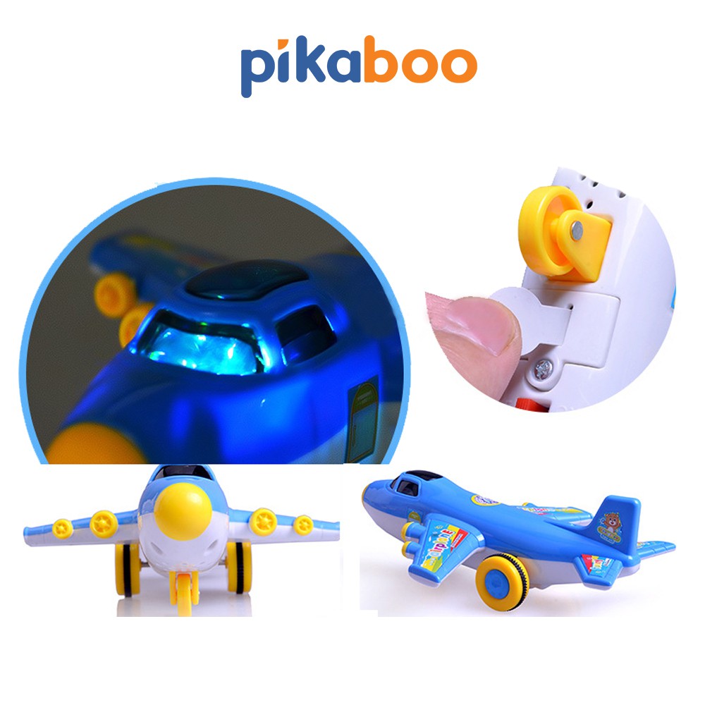 Đồ chơi máy bay ô tô chạy đà cao cấp Pikaboo chất liệu nhựa an toàn thiết kế đẹp mắt đa dạng