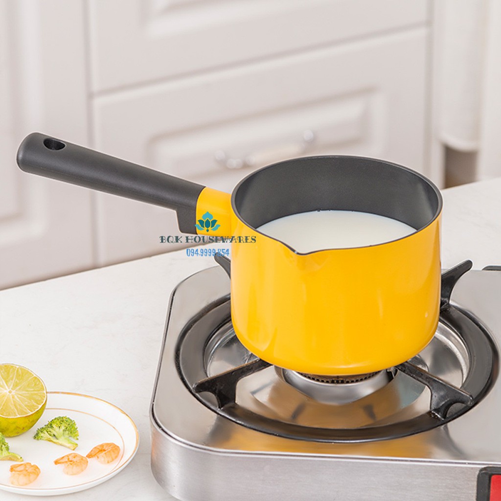 [ LOCK&amp;LOCK ] Quánh Sauce Pan Decore Lock&amp;lock sắc màu 14cm LDE1142 - không xài được bếp từ