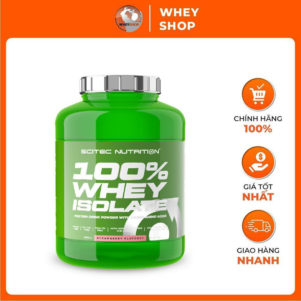 Sữa dinh dưỡng tăng cơ Scitec Whey Protein Isolate 2000g  - WHEYSHOP
