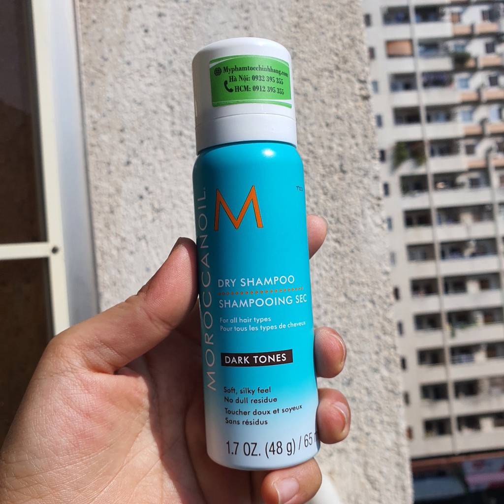 DẦU GỘI KHÔ MOROC DRY SHAMPOO CHO TÓC TỐI MÀU DARK TONE HOẶC SÁNG MÀU LIGHT TONE 65ML | BigBuy360 - bigbuy360.vn