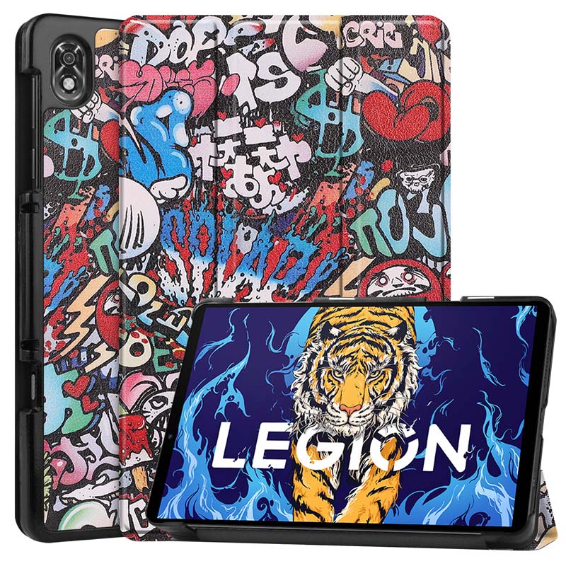 Bao Da Điện Thoại PU Nắp Gập Tích Hợp Giá Đỡ Dễ Thương Dành Cho Lenovo Legion Y700