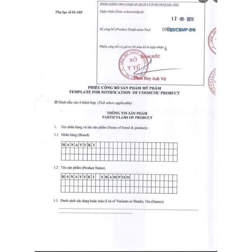 Dầu Gội Thảo Dược Hanayuki Shampoo chính hãng - Mỹ Phẩm Hana Đoàn Di Băng - 8936205370179