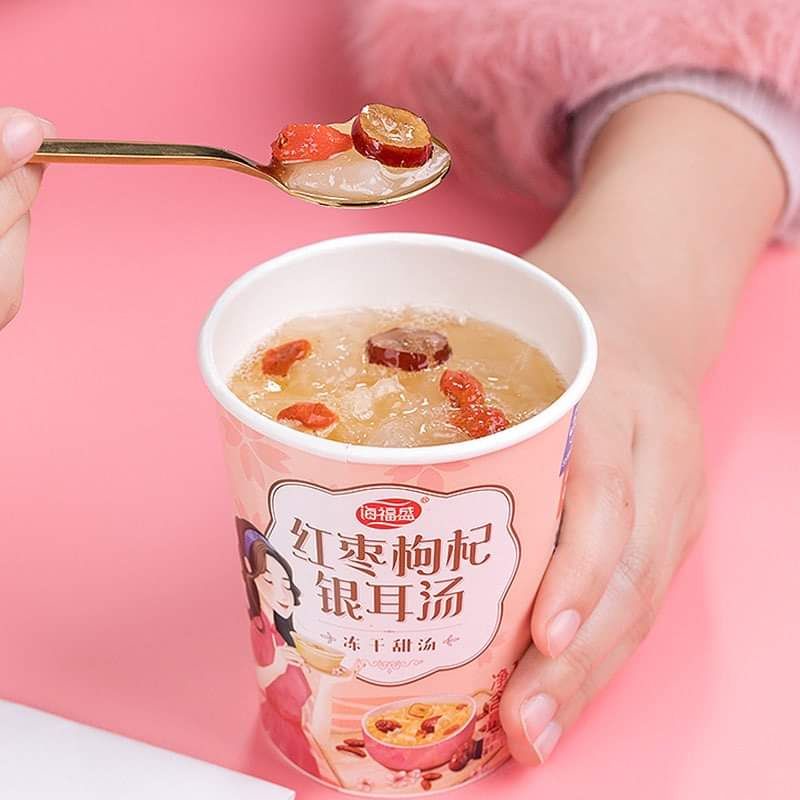 Ly chè tuyết nhĩ táo đỏ đường phèn