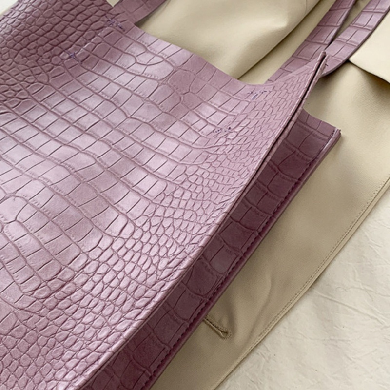 Túi Xách Da PU Màu Trơn Thời Trang Dành Cho Nữ