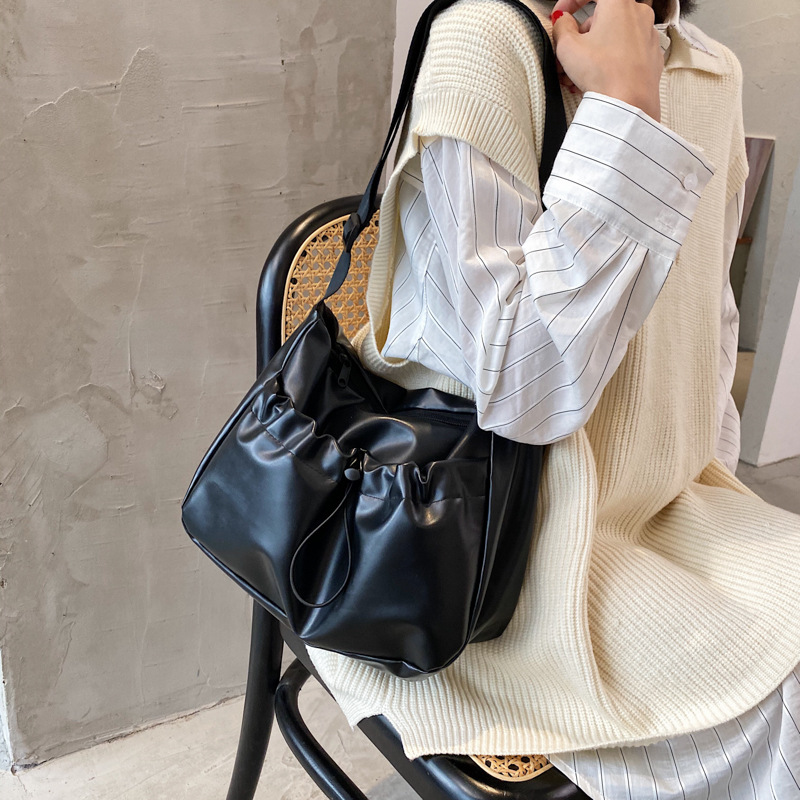 Túi Xách JASMIN NOIR Bằng Da Pu Thời Trang Hàn Quốc Cho Nữ