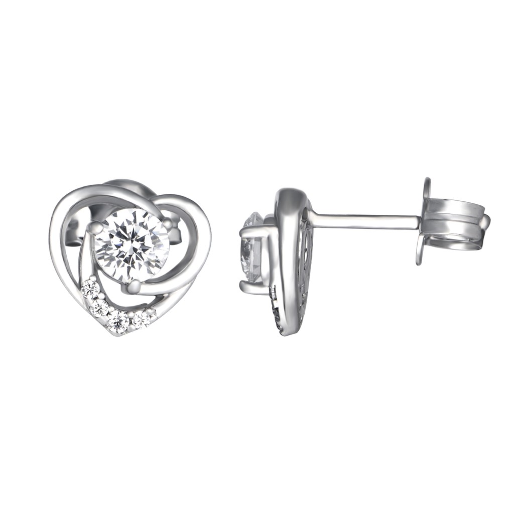 Bông tai Bạc đính đá CZ PNJSilver XMXMK000114