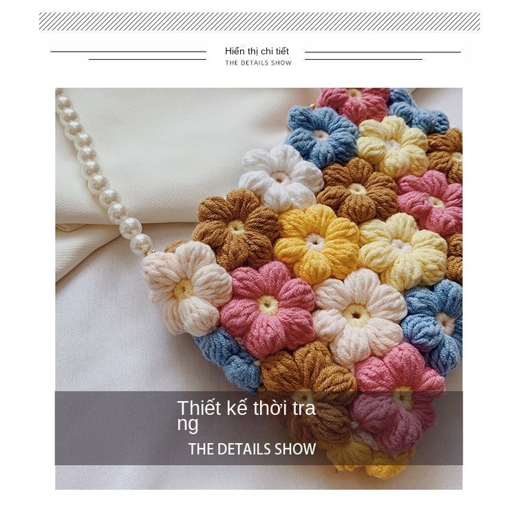 [DIY ART]Túi Xách Đan Len Thủ Công Thiết Kế Dễ Thương # Túi Xách Đan Móc Thủ Công Hình Cánh Hoa Xinh Xắn # túi đan tự làm # túi xách nữ tự làm # sét túi tự đan # túi xách handmade tự làm # bộ làm túi xách handmade