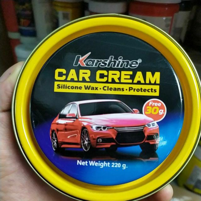 Kem đánh bóng cà na đánh bóng sơn xe ô tô Car Cream Karshine 220g Made in Thái Lan