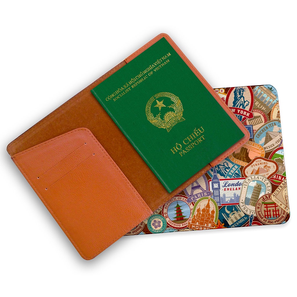 Bao Da Hộ Chiếu/Passport Du Lịch Nam - Nữ  - NATIONAL SYMBOL - LT077 STORMBREAKER