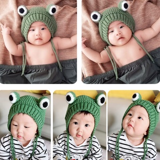 Mũ Len Trẻ Em Hình Ếch Hàn Quốc