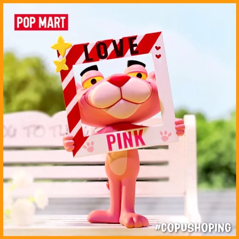 (Blind Box - Hộp mù) Mô hình Báo hồng Pink Panther phiên bản lời tỏ tình dễ thương Expressing Love Series Pop Mart