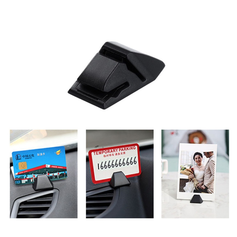 1 Bộ Kẹp Cố Định Thẻ Đỗ Xe Hơi / Văn Phòng Đa Năng Tiện Dụng