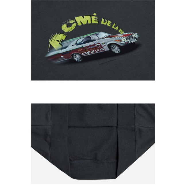 Áo Thun Dài Tay ADLV RACING CAR SWEATSHIRT CHARCOAL