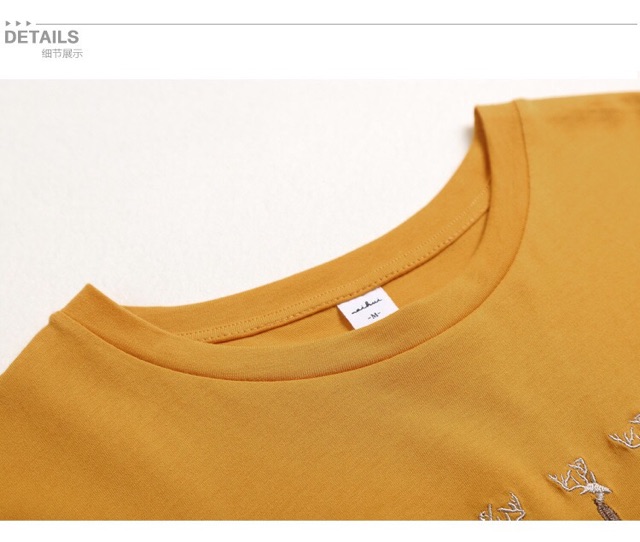 Áo thun tay ngắn phom rộng