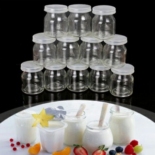 Bộ hũ thuỷ tinh làm sữa chua 12 hũ - rubyshop