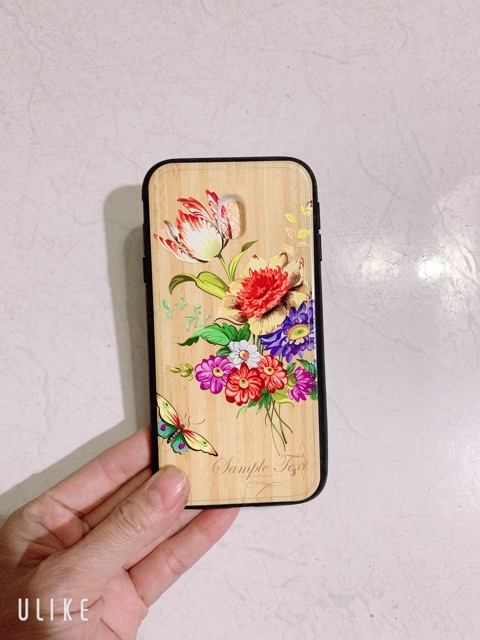 Ốp ốp hoa giả Gỗ sam sung J3 Pro