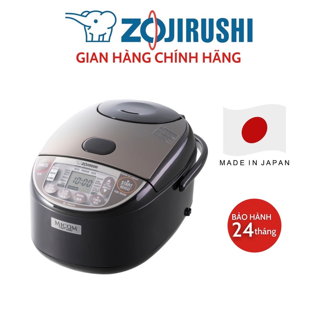 Nồi cơm điện tử Zojirushi NL-GAQ18-BM - Hàng chính hãng