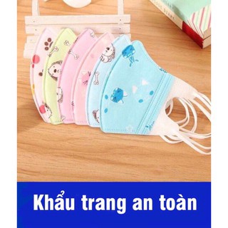 SET 5 Khẩu trang cho bé 3 lớp kháng khuẩn, kháng bụi