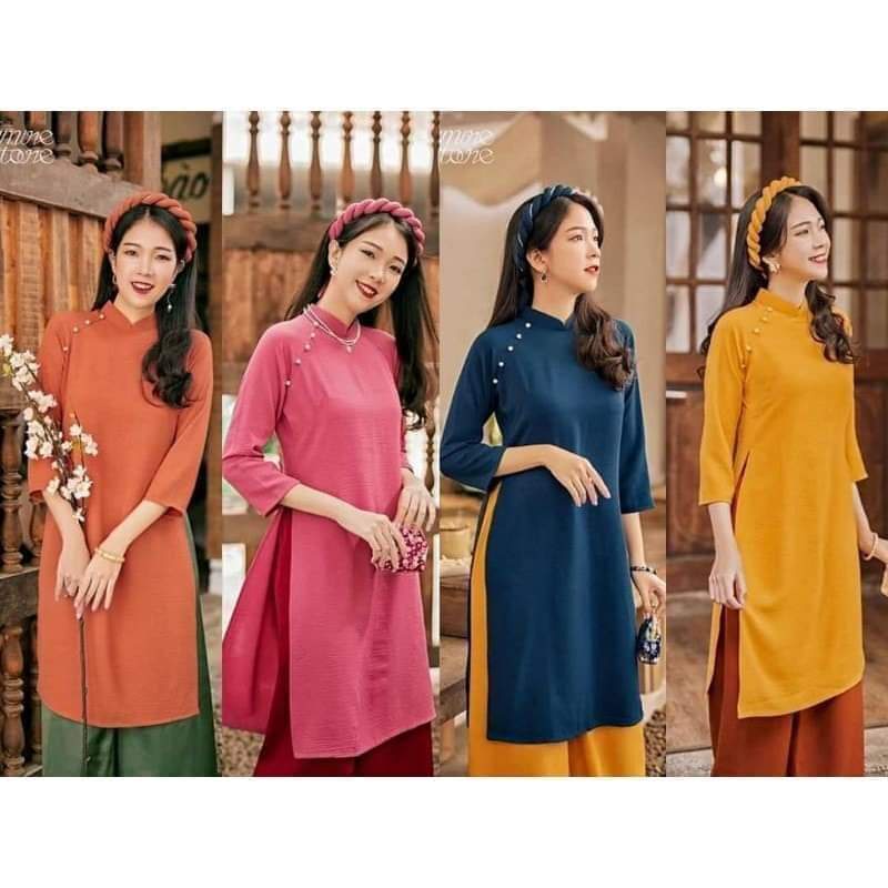 Áo dài cách tân-Áo dài vintage-Áo dài thiết kế