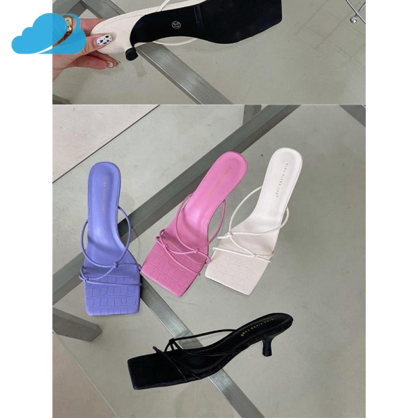 Dép Mũi Vuông Họa Tiết Da Cá Sấu Thời Trang Mùa Hè Mẫu Mới 2021