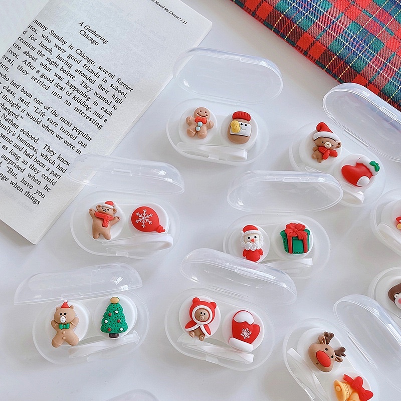 Khay Mini 3D Noel Cute - Case Đựng Lens