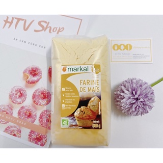 Bột bắp/ bột ngô hữu cơ Markal, nguyên liệu làm bánh cho bé ăn dặm