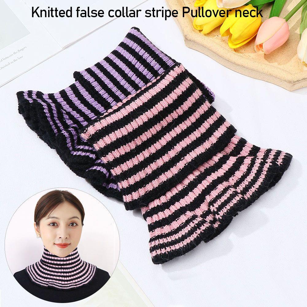 BEAUTY Cổ Áo Giả Dệt Kim Chống Gió Có Thể Tháo Rời Cho Nữ