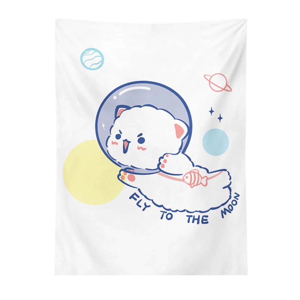 Thảm Treo Tường Họa Tiết Gấu Hoạt Hình Sáng Tạo 100x75cm