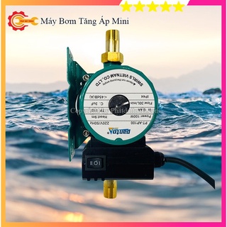Máy bơm tăng áp mini swirls pt-ap100 - máy bơm chịu nước nóng - rơle từ siêu êm - bảo hành 6 tháng