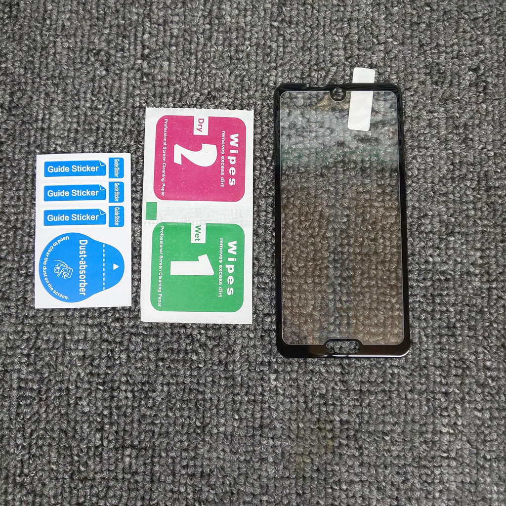 Kính cường lực full viền cho điện thoại Sharp Aquos R / R Compact / R2 / R2 Compact / R3