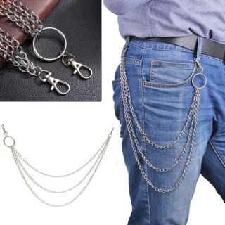 Quần joger túi hộp + chain ring plain bazic