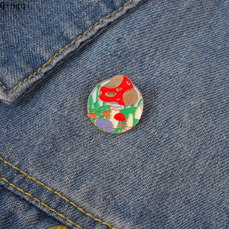 Ghim cài áo Miss Zoe hình cây nấm dễ thương