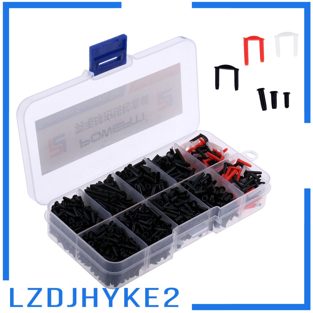 1 Hộp / 1500 Vòng Đệm Cho Vợt Cầu Lông