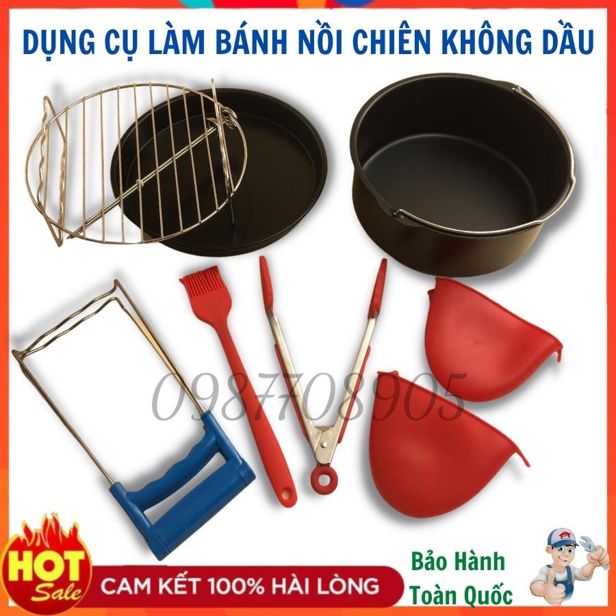 [Mã ELHADEV giảm 4% đơn 300K] Bộ phụ kiện làm bánh nồi chiên không dầu( Galuz,Lock,Rapido)