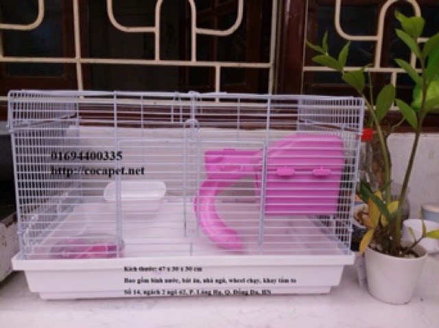 Lồng hamster size to cực đại 47 x 30 x 30