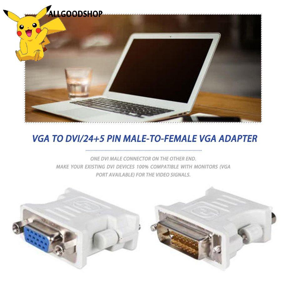 Đầu Chuyển Đổi Vga Sang Dvi D / 24 + 5 Pin