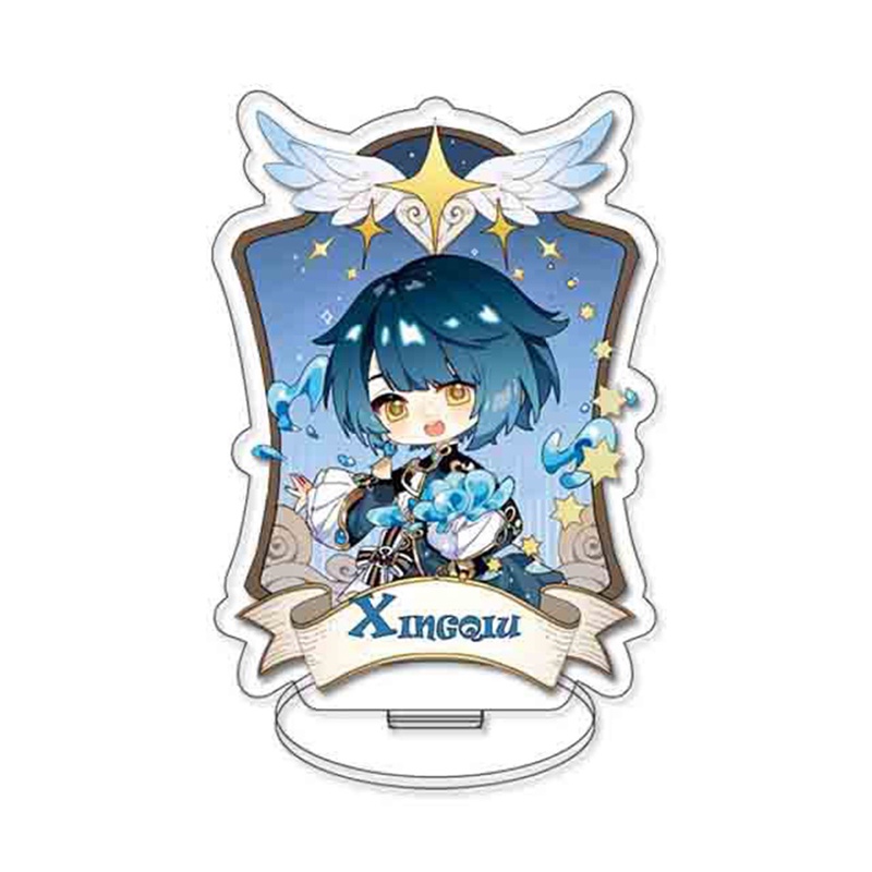 Móc Khóa Hình Nhân Vật Game Genshin Zhongli Dễ Thương