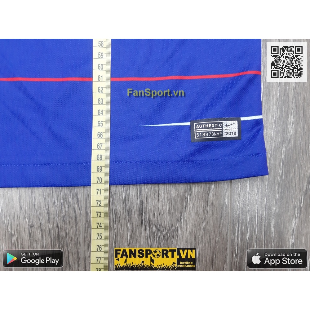 Áo đấu bóng đá Chelsea 2018 2019 home shirt jersey blue 919009-496 Nike