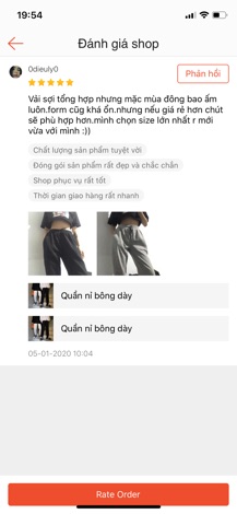 Quần nỉ bông dày