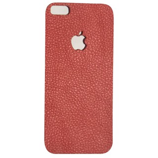 MIẾNG DÁN DA ISEN CHO IPHONE 5, 5S, 5SE - MÀU ĐỎ - HÀNG CHÍNH HÃNG