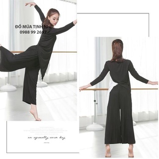 Áo múa vạt chéo dài 2 bên A21