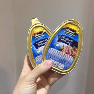1 Hộp Pate Gan Ngỗng Nga 105Gram Hiệu Hame