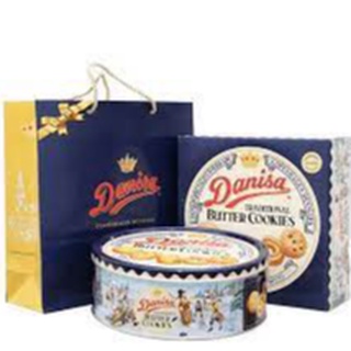 [Có kèm túi giấy] Bánh Quy bơ Danisa hộp thiếc 200g/ 454g/ 681g/ 908g