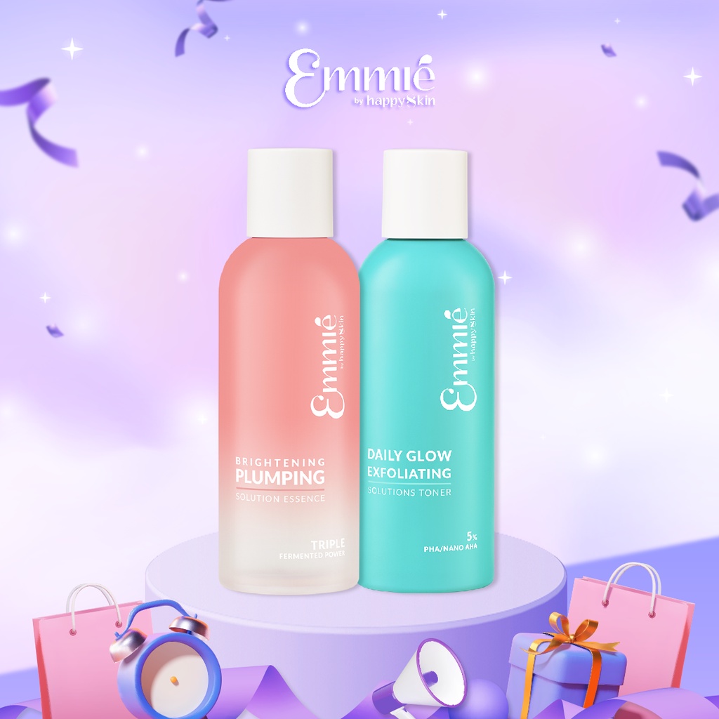 Combo dưỡng da: Mua nước thần Emmié 230ml và Dung dịch tẩy tế bào chết 5% 230ml