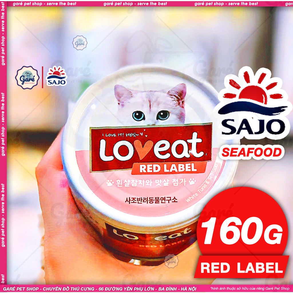 160g - Pate Love eat REB LABEL dành cho Mèo con và mèo trưởng thành nhập khẩu Hàn Quốc