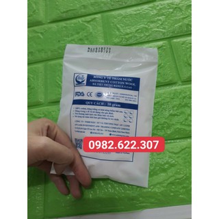 Bông y tế thấm nước an lành 10g 2k